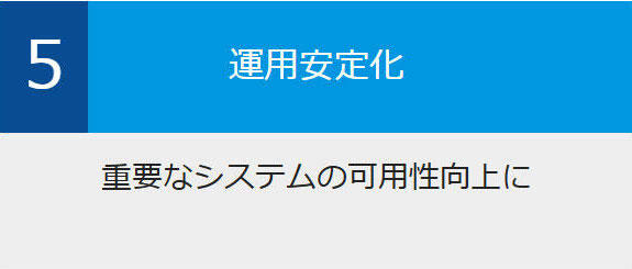 5.運用安定化